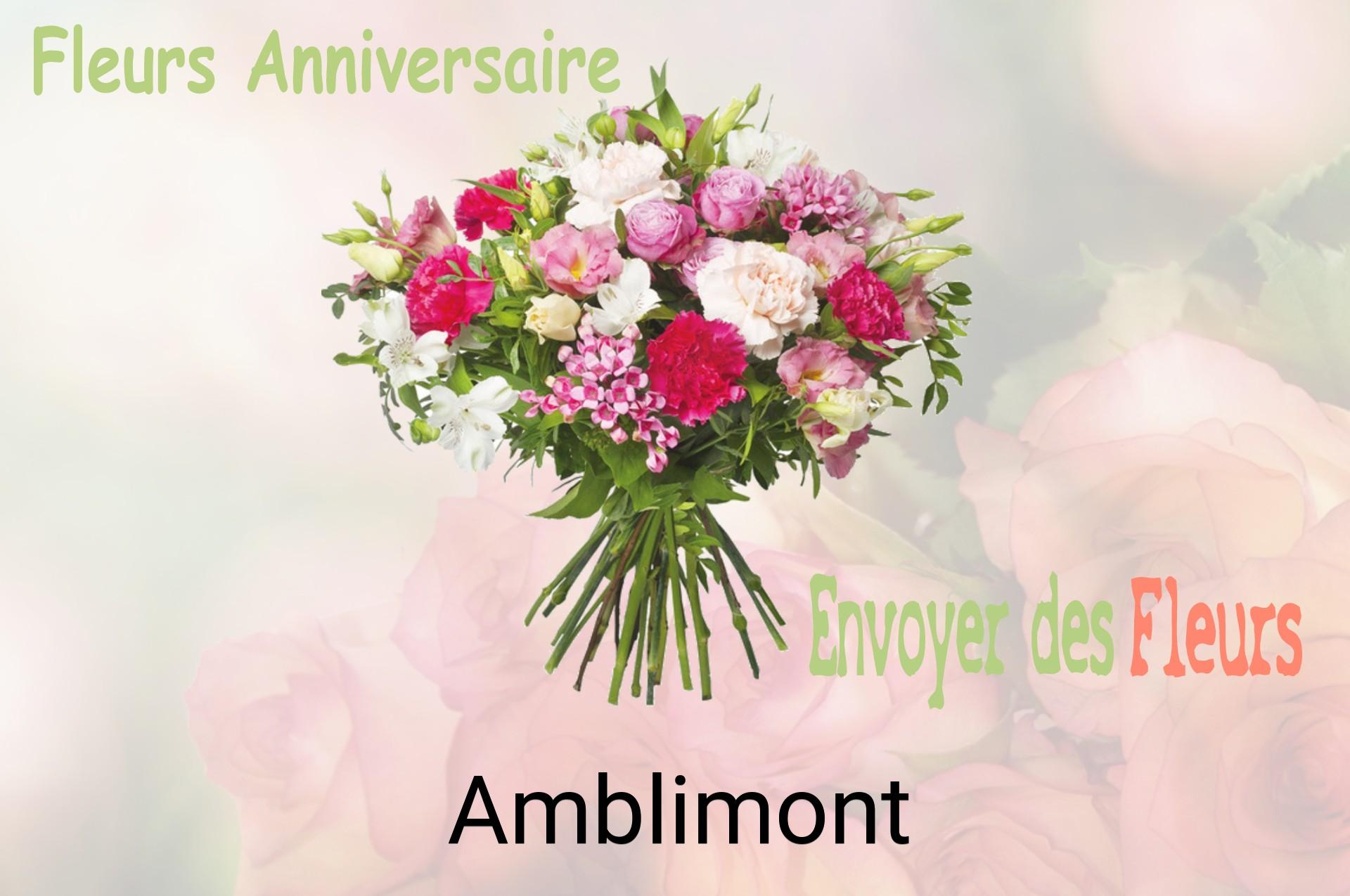 Bouquet de fleurs d’anniversaire livré à Amblimont