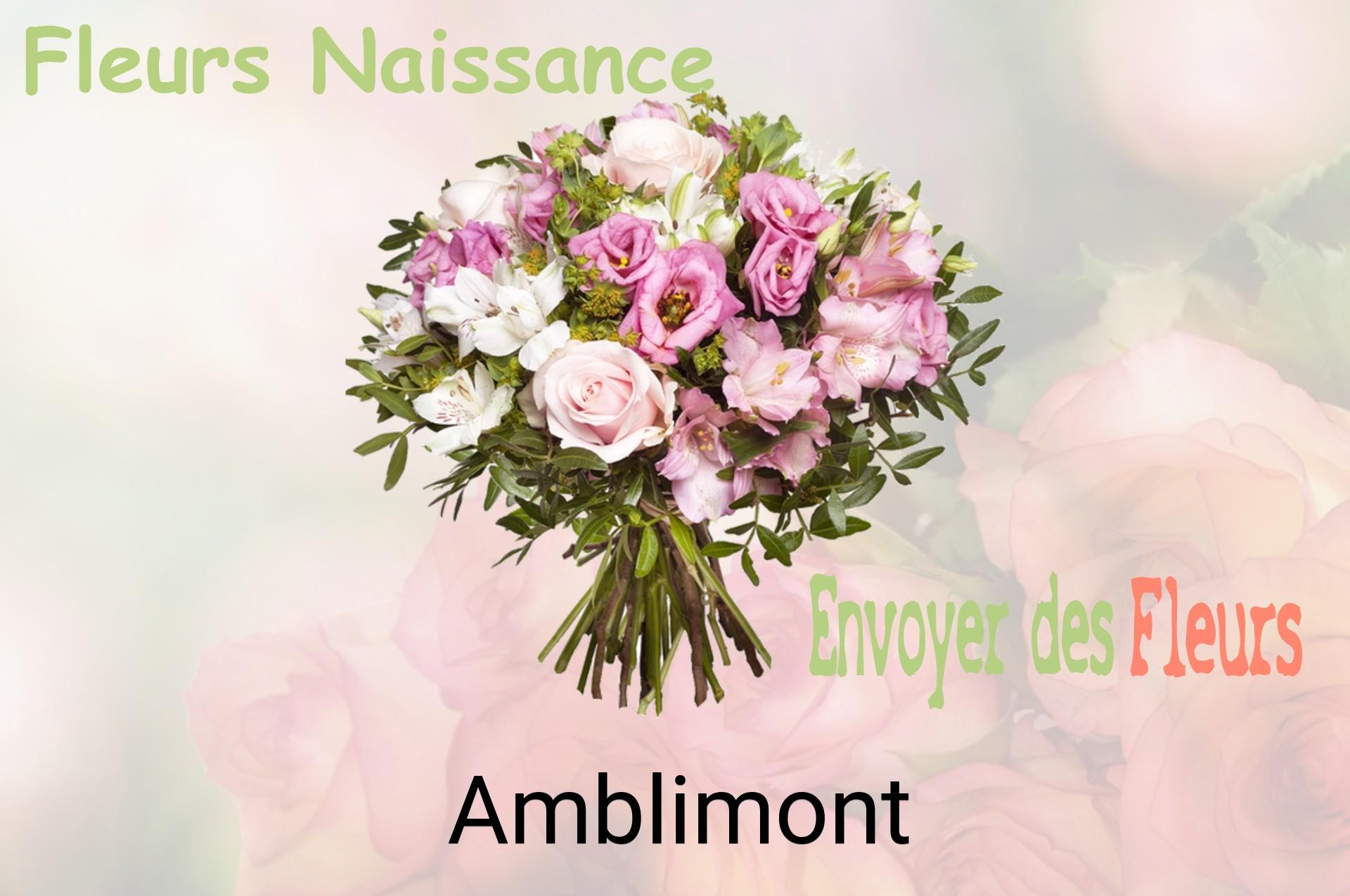 Bouquet de fleurs de naissance livré à Amblimont